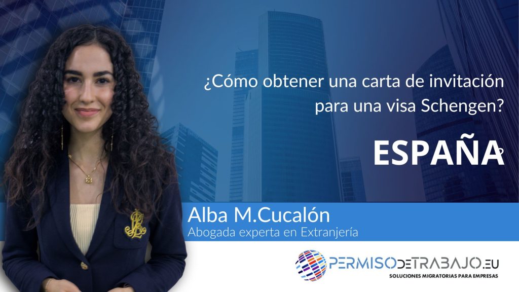 Carta de invitación para solicitar visado schengen