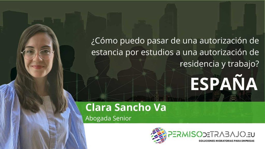 Modificar estancia por estudios a residencia y trabajo
