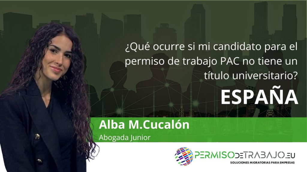 candidato permiso de trabajo para PAC